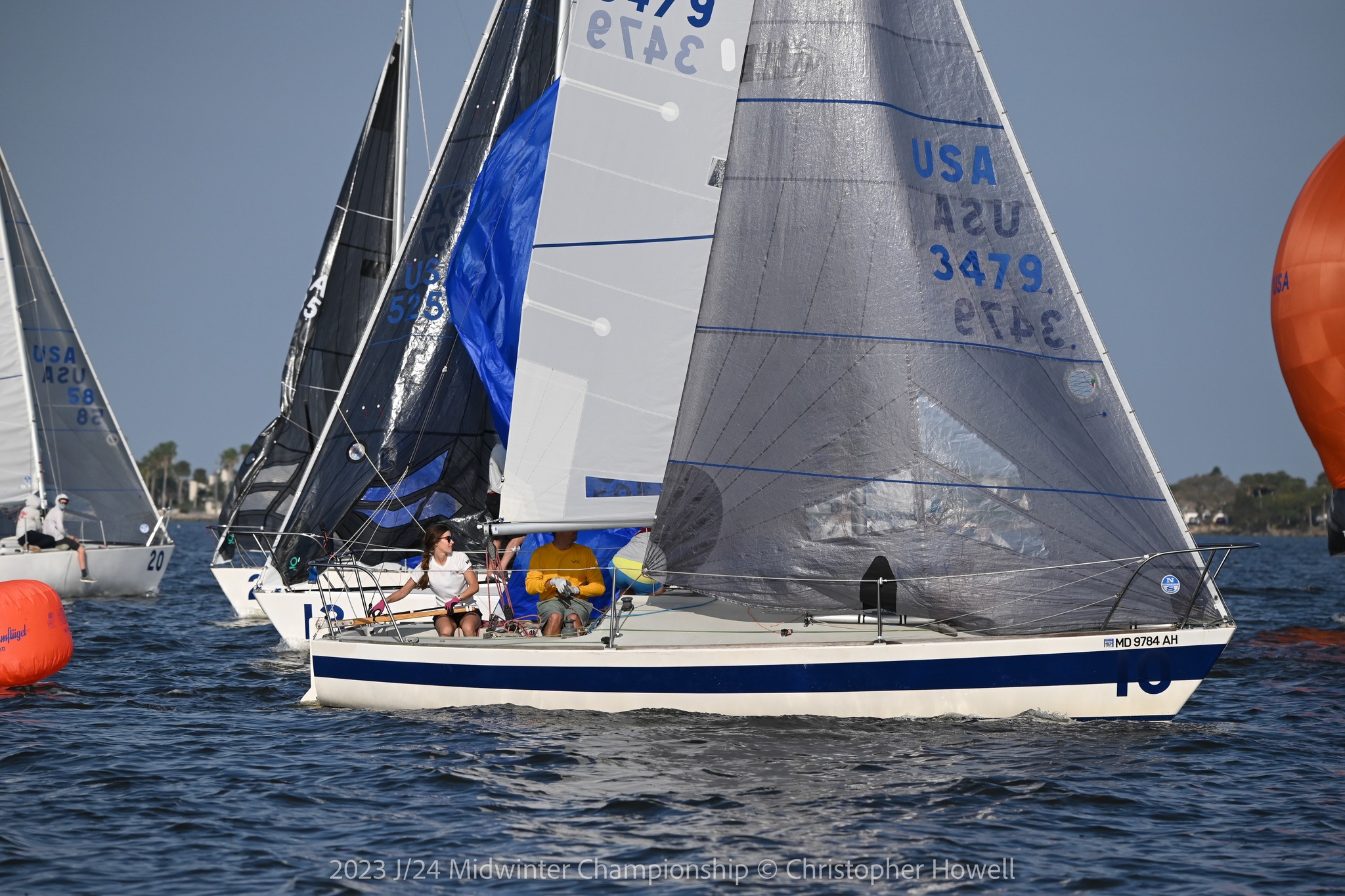j24 racing sailboat